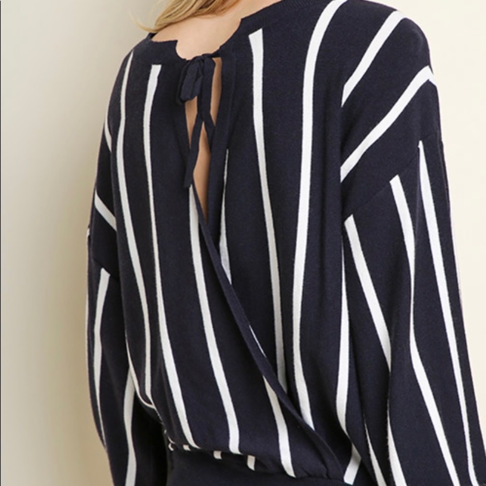Brand new Umgee open back sweater